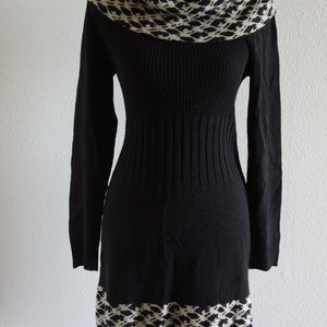 Jessica Howard cowl-neck sweater dress size M